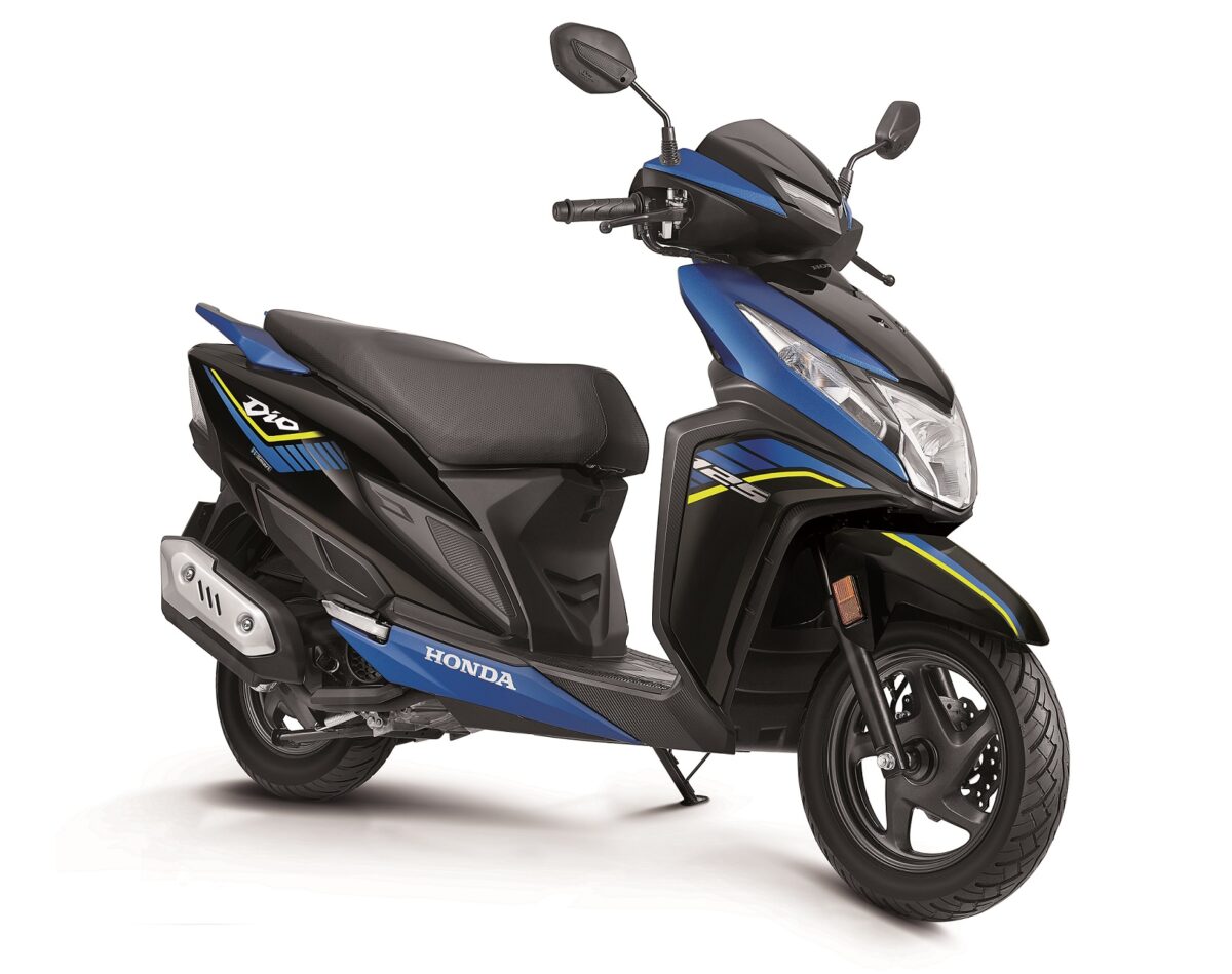 Honda Dio 125_Mat Marvel Blue Metallic