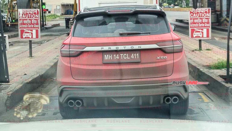 Proton X50 spied near Pune-Nashik Highway