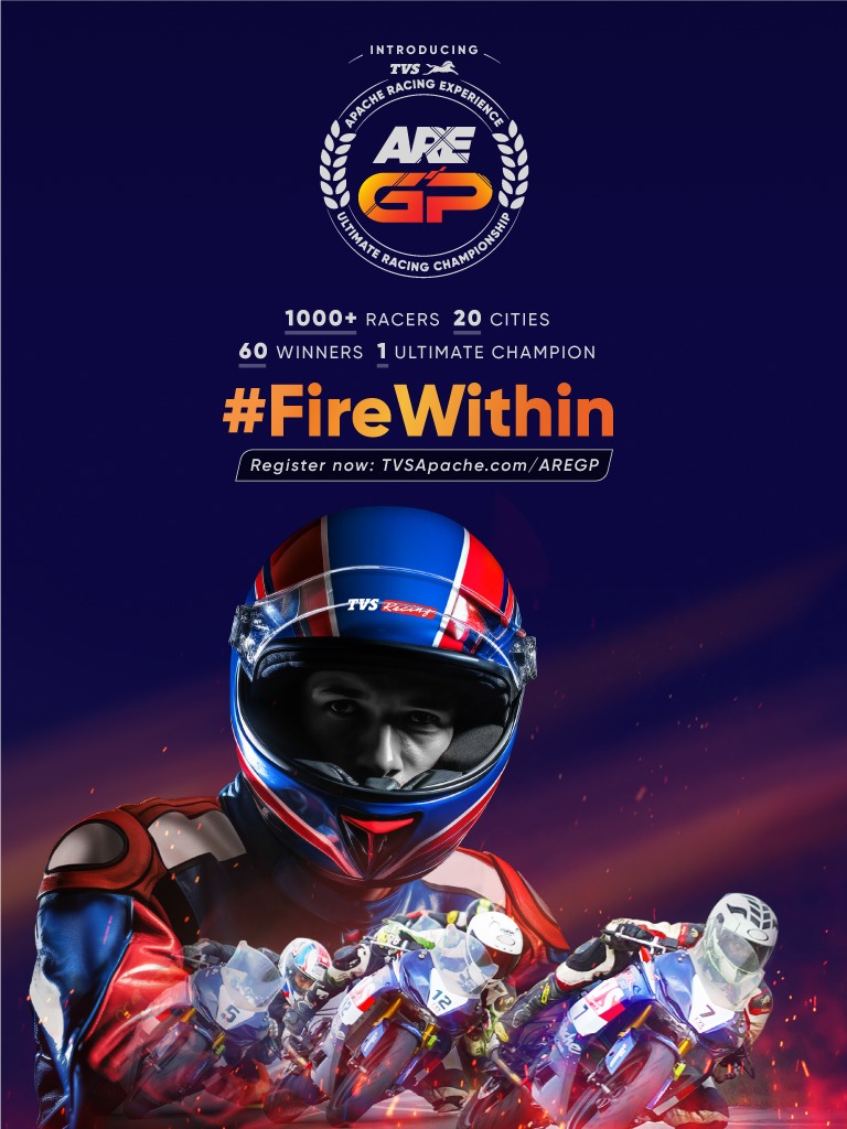 TVS to launch GP Championship under Apache Racing Experience (ARE) Program