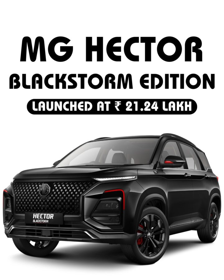 MG Hector Black Storm