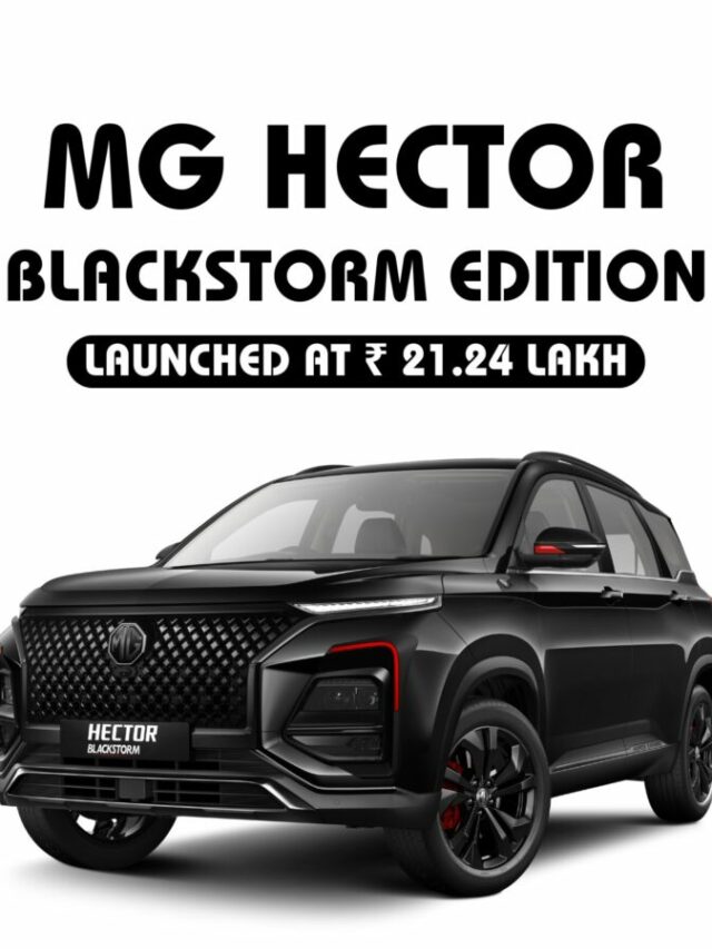 MG Hector Black Storm