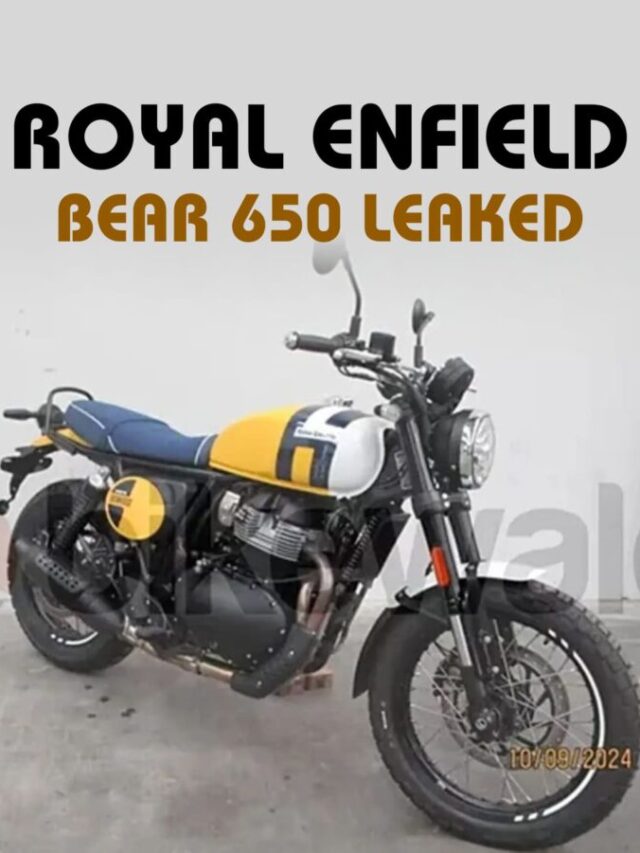 Royal Enfield bear 650 leaked