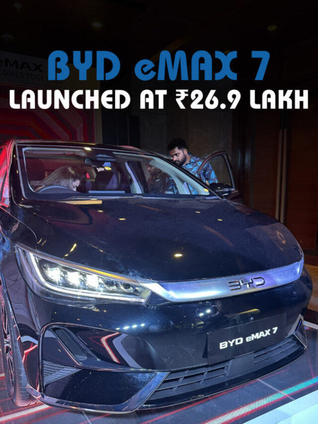 BYD e-MAX Launched at Rs.26.9 lakh