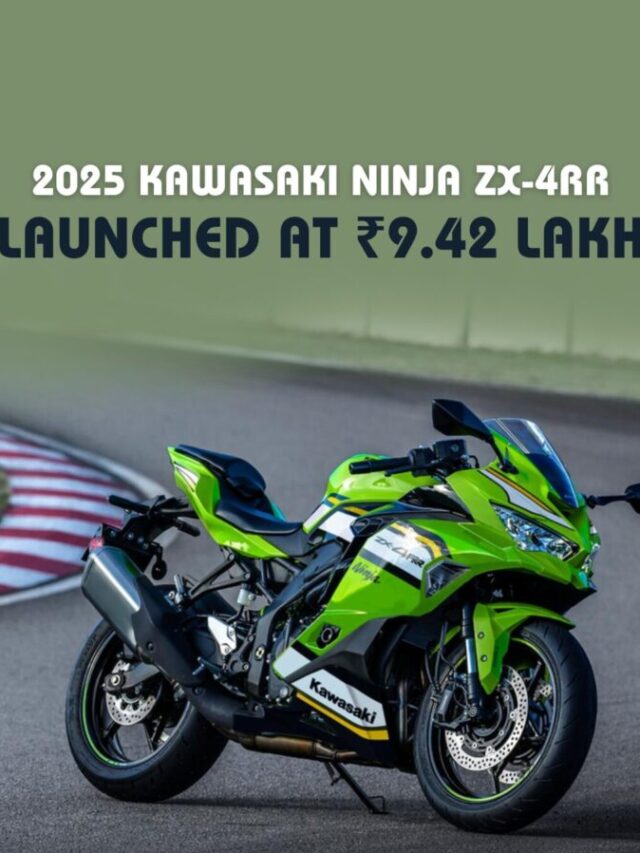 2025 Kawasaki Ninja ZX-4RR launched at Rs. 9.42 lakh