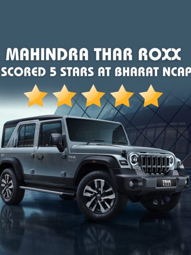 Mahindra Thar Roxx scored 5 stars at Bharat NCAP