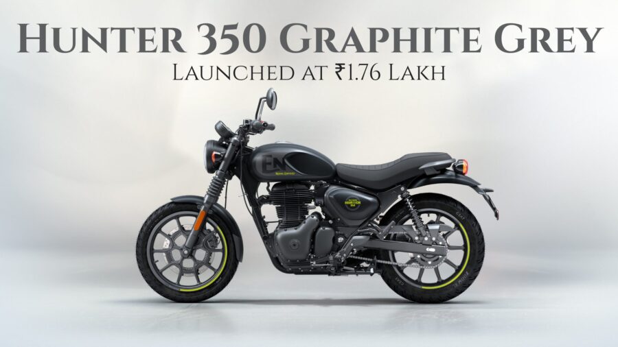 Royal Enfield Hunter 350 Graphite Grey Launched at ₹1.76 Lakh – Stylish New  Colourway for 2025 | Motoroids